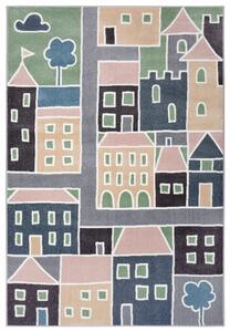 Hans Home | Dětský koberec New Adventures 105320 Pastel Colors Multicolored