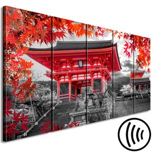 Obraz Kjóto, Japonsko (5dílný) úzký