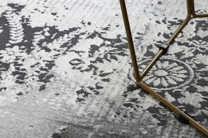 Moderní koberec VINCI 1991 Růžice vintage Strukturální slonová kost velikost 80x150 cm | krásné koberce cz