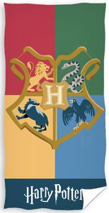 Vesna | Dětská osuška Harry Potter Bradavické koleje 70x140 cm