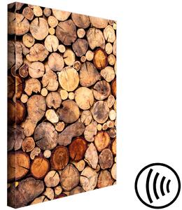 Obraz Dřevěný kouzlo (1-dílný) - textura a pozadí v rustykalním stylu