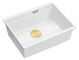 Granitový dřez Logan 100 White