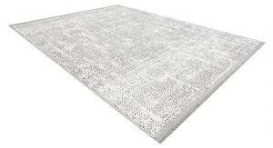 Moderní koberec TULS strukturální, střapce 51325 melanž slonová kost velikost 120x170 cm | krásné koberce cz