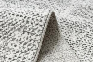 Moderní koberec TULS strukturální, střapce 51325 melanž slonová kost velikost 140x190 cm | krásné koberce cz