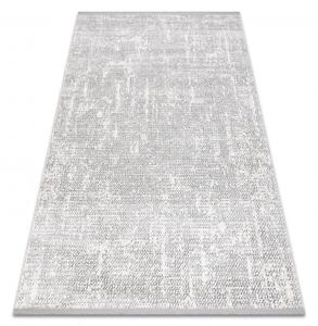 Moderní koberec TULS strukturální, střapce 51325 melanž slonová kost velikost 80x150 cm | krásné koberce cz