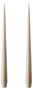 Svíčka Taper 32 cm – 18 Nougat Note – set 2 ks
