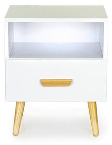 ModernHOME Noční stolek bílý, WYJ-258