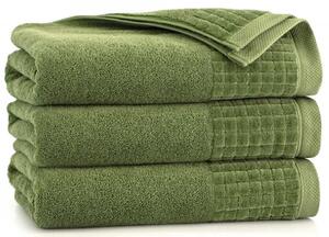 Egyptská bavlna ručníky a osuška Saveli - tmavě zelená Velikost: ručníček 30 x 50