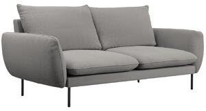 -25 % Dny MOMENTI– Cosmopolitan Design Šedá bouclé trojmístná pohovka Vienna 200 cm