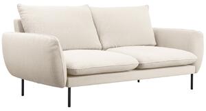 -25 % Dny MOMENTI– Cosmopolitan Design Béžová bouclé trojmístná pohovka Vienna 200 cm