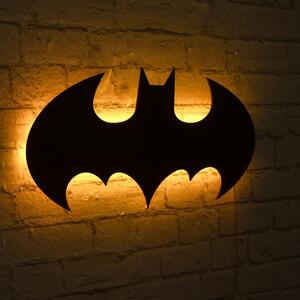 Asir LED světlo na zeď Batman, žluté podsvícení
