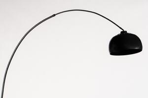 Stojací oblouková lampa Cannes Nero (LMD)