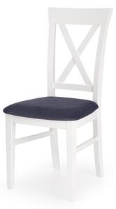 Jídelní židle Bagermo (masivní buk bílá, látka)