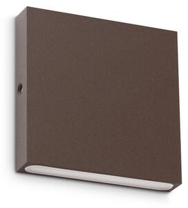 Ideal lux 335896 LED venkovní nástěnné svítidlo POST-IT | 3W integrovaný LED zdroj | 170lm | 3000K | hnědá
