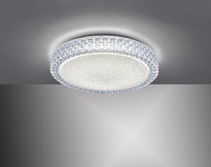 PAUL NEUHAUS LED stropní svítidlo, kruhové, transparentní 2700-5000K LD 14371-00