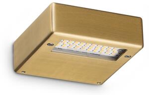 Ideal lux 354552 LED nástěnné svítidlo TAB | 24W integrovaný LED zdroj | 2270lm | 3000K | bronz