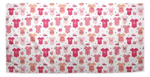 Sablio Ručník Růžové oblečky - 50x100 cm