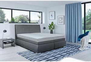 Čalouněná postel Arte 180x200, šedá, včetně matrace