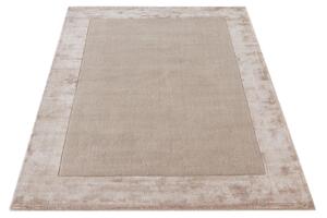 Makro Abra Moderní kusový koberec Aspen Taupe vlna viskóza béžový hnědý Rozměr: 120x170 cm