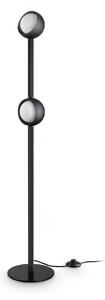 Ideal lux 362861 LED stojací lampa BLOOM | 11W integrovaný LED zdroj | 490lm | 3000K | s vypínačem | černá