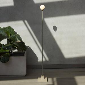 Northern LED stojací lampa Snowball, šedobéžová, 2 700 K, stmívatelný, Hliník / šedá / zinek, Obývací pokoj / jídelna, kov, Design