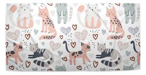 Sablio Ručník Malované kočičky - 30x50 cm