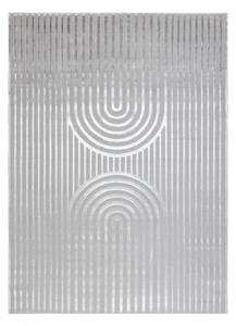 Koberec LIRA E2557 geometrický, strukturální, moderní, glamour šedá velikost 160x220 cm | krásné koberce cz