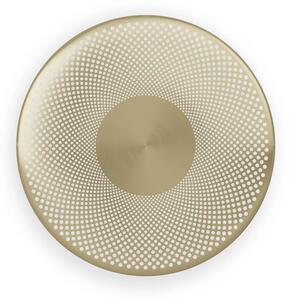 Northern LED nástěnné světlo Glint mosazná, ocel, Ø 25 cm, stmívatelný, Mosaz / zlato, Obývací pokoj / jídelna, Hliník, Design