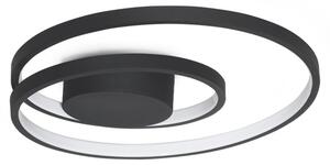 Ideal lux 365039 LED přisazené stropní svítidlo OZ | 38W integrovaný LED zdroj | 1830lm | 3000K | černá