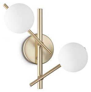 Ideal lux 365084 nástěnné svítidlo ATLAS G9 | zlatá