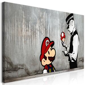 Obraz XXL Mario Bros na betonu II