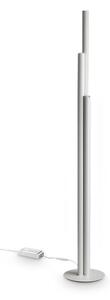 Ideal lux 366227 LED stojací lampa DORICA | 66W integrovaný LED zdroj | 3840lm | 3000K | s vypínačem | bílá