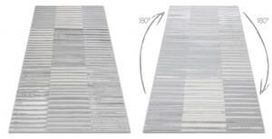 Koberec LIRA E2681 Pruhy, strukturální, moderní, glamour šedá velikost 120x170 cm | krásné koberce cz