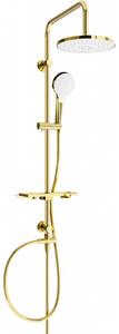 Mexen T05 sprchový sloup, zlatý/bílý - 798050593-50