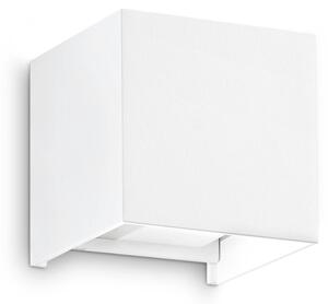 Ideal lux 366807 LED venkovní nástěnné svítidlo ATOM | 12W integrovaný LED zdroj | 700lm | 4000K | bílá