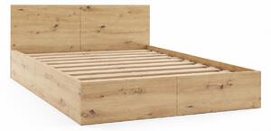 Postel PAX bez matrace 120x200 cm Dub artisan