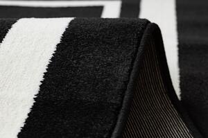 Koberec HAMPTON Border rám, černý velikost 80x150 cm | krásné koberce cz