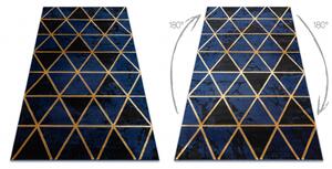 Koberec EMERALD výhradní 1020 glamour, stylový mramor, trojúhelníky t velikost 80x150 cm | krásné koberce cz
