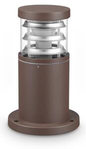 Ideal lux 369792 zahradní sloupek TRONCO E27 | hnědá