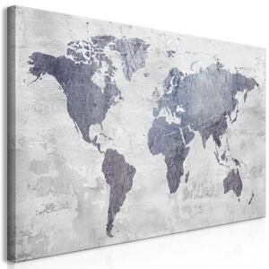 Obraz XXL Betonová mapa světa II [velký formát]