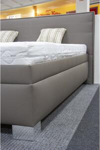 Čalouněná postel Grand 180x200, šedá, bez matrace