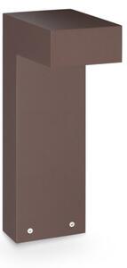 Ideal lux 369884 zahradní sloupek SIRIO GX53 | hnědá