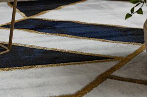 Koberec EMERALD výhradní 1015 glamour, stylový mramor, geometrický tm velikost 80x150 cm | krásné koberce cz