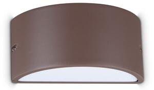 Ideal lux 370941 venkovní nástěnné svítidlo REX E27 | hnědá