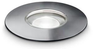 Ideal lux 371085 LED nájezdové světlo ROCKET | 3W integrovaný LED zdroj | 130lm | 4000K | chrom