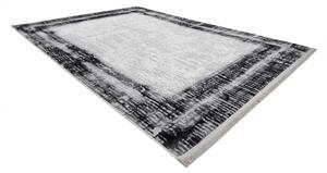 Moderní koberec TULS strukturální, střapce 51235 Vintage, rám antracit velikost 240x330 cm | krásné koberce cz