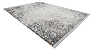 Moderní koberec TULS strukturální, střapce 51327 Vintage, ornament sl velikost 80x150 cm | krásné koberce cz