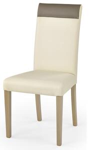 Jídelní židle Norman krémová, dub sonoma