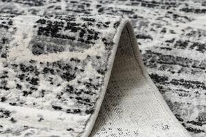 Moderní koberec TULS strukturální, střapce 51322 Mramor šedá / slono velikost 120x170 cm | krásné koberce cz