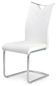 Jídelní židle Porpos (bílá, stříbrná)